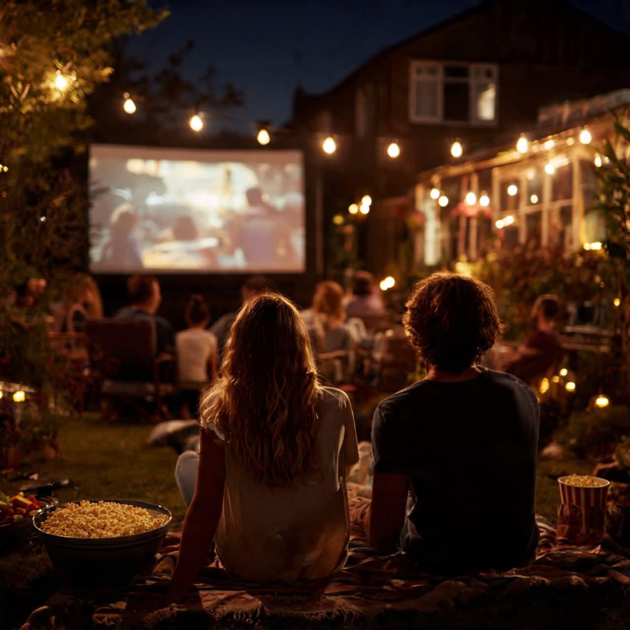 An experiment of revolutionizing backyard movie experience with "Accent"